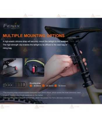 Luz trasera recargable para bicicleta Fenix BC05R V2.0