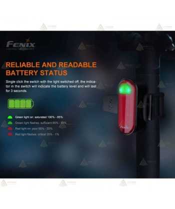 Luz trasera recargable para bicicleta Fenix BC05R V2.0