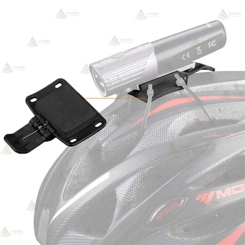 Soporte para casco de bicicleta para luces de bicicleta Fénix BC25R, BC35R, BC30R-2017, BC30