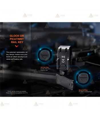 Linterna táctica Fenix GL06 - Para pistolas de bolsillo