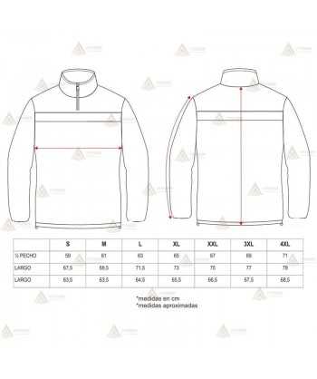 Sudadera gruesa de alta visibilidad bicolor con media cremallera para Protección Civil