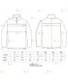 Sudadera gruesa de alta visibilidad bicolor con media cremallera para Protección Civil