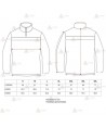 Sudadera ligera de alta visibilidad bicolor con media cremallera para Protección Civil