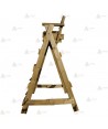 Silla de madera para vigilancia en las playas