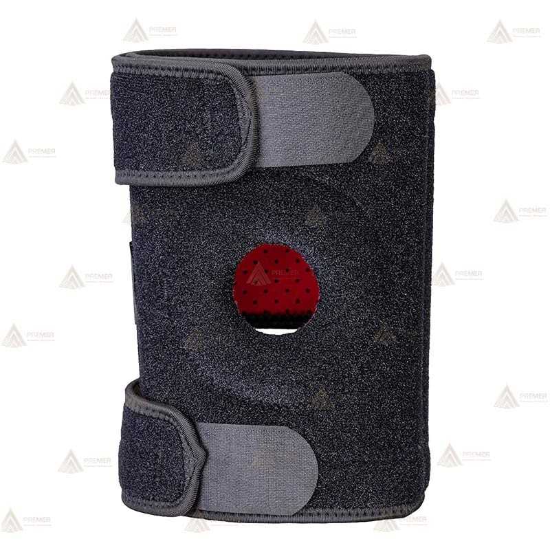 Rodillera neopreno de protección con rótula abierta