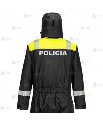 Buzo acolchado especial para entornos extremos de lluvia y humedad para Policía