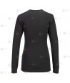 Camiseta térmica de manga larga color negro para Mujer
