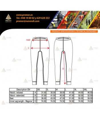 Leggins térmicos color negro para Mujer