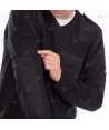 Jersey de punto de cuello pico con refuerzos y galoneras