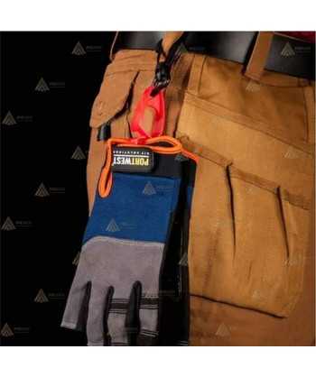 Pinza porta guantes con mosquetón   -40 pinzas-