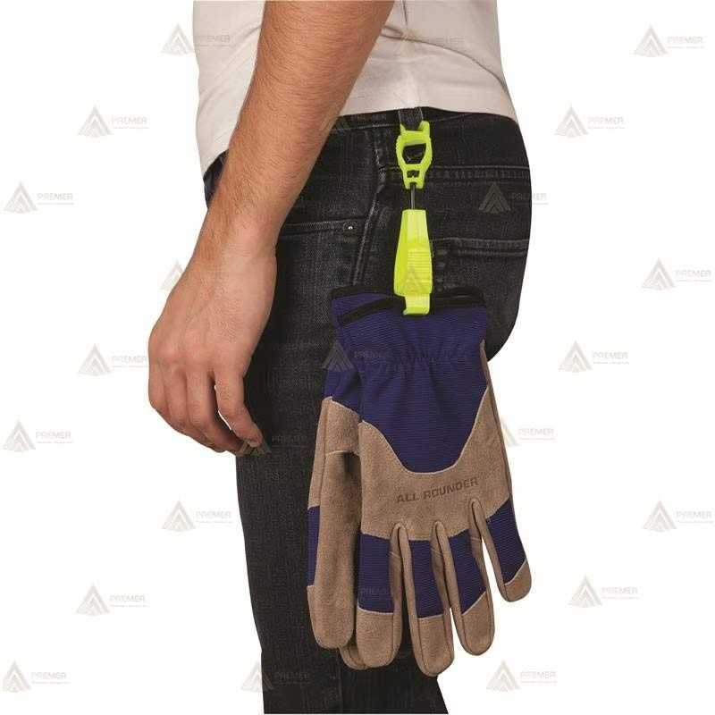 Pinza porta guantes con mosquetón   -40 pinzas-