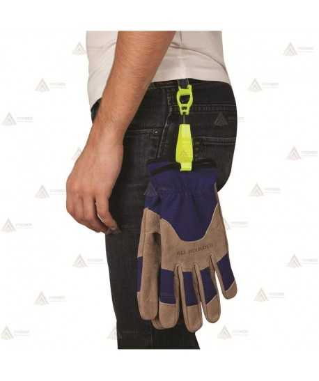 Pinza porta guantes con mosquetón   -40 pinzas-