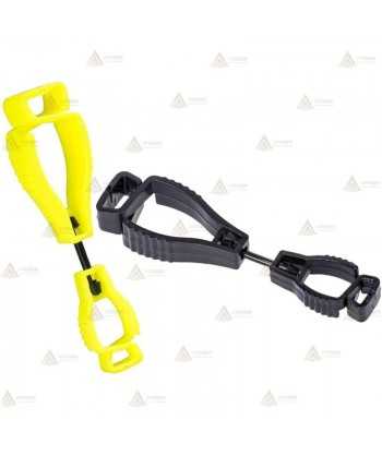 Pinza porta guantes con mosquetón   -40 pinzas-