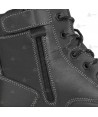 Botas táctica de piel flor de seguridad con cremallera y cordura S3 HRO