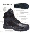 Botas táctica de piel y cordura O7S SR FO SC HRO