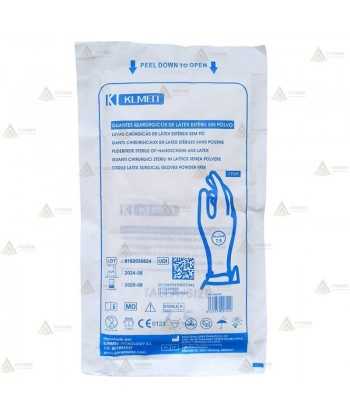 Guantes quirúrgicos estériles de látex sin polvo