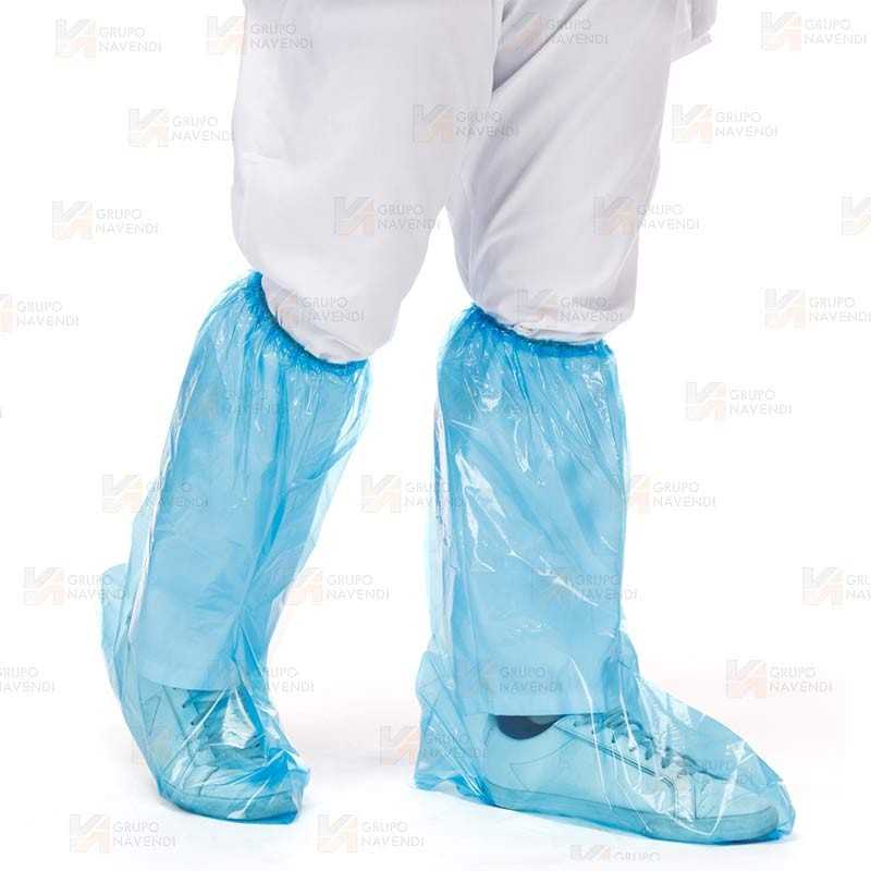 Cubrebotas de Polietileno azul