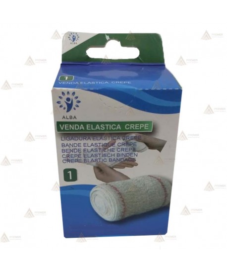Venda elástica de Crepé de 4m. x 15 cm en paquete individual (18 unidades)