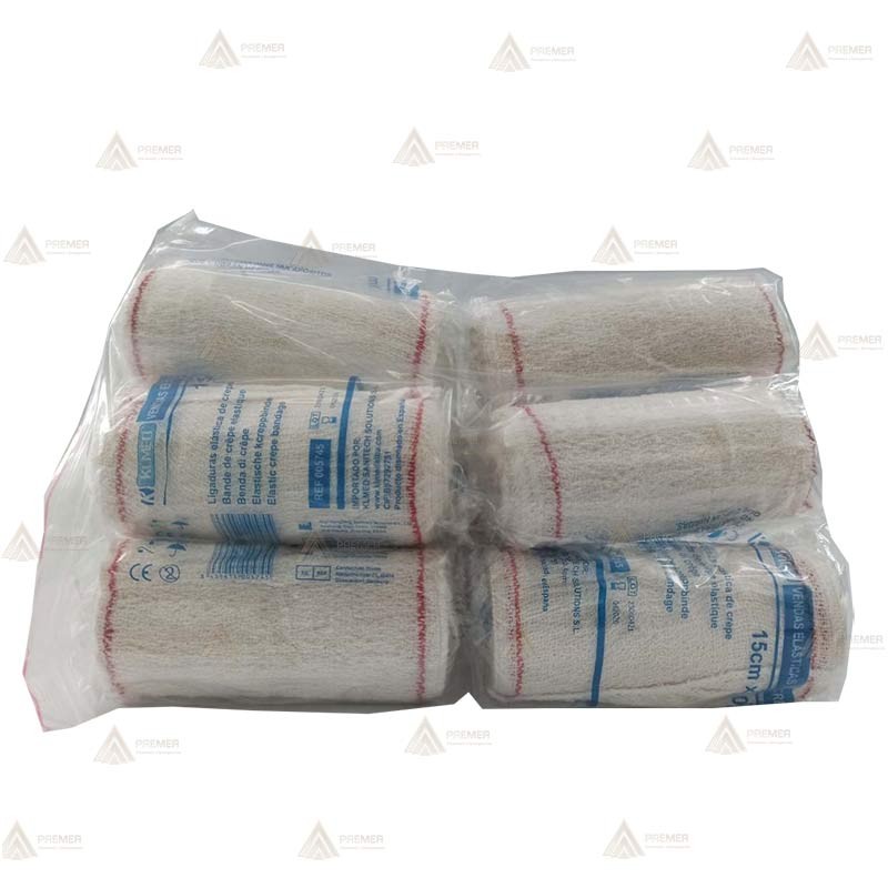 Vendas elásticas de Crepé de 10m. x 15 cm (90 unidades)