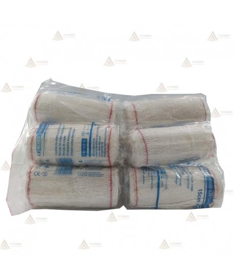 Vendas elásticas de Crepé de 10m. x 15 cm (90 unidades)