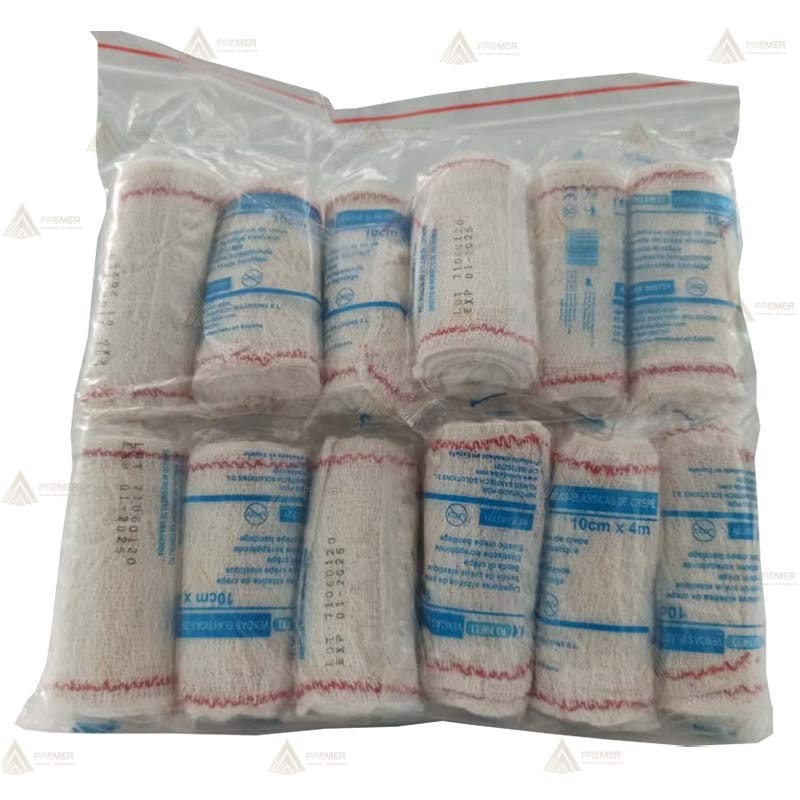 Vendas elásticas de Crepé de 4m. x 10 cm (360 unidades)