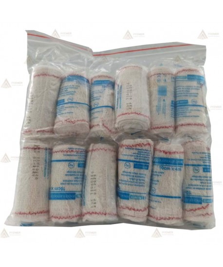Vendas elásticas de Crepé de 4m. x 10 cm (360 unidades)