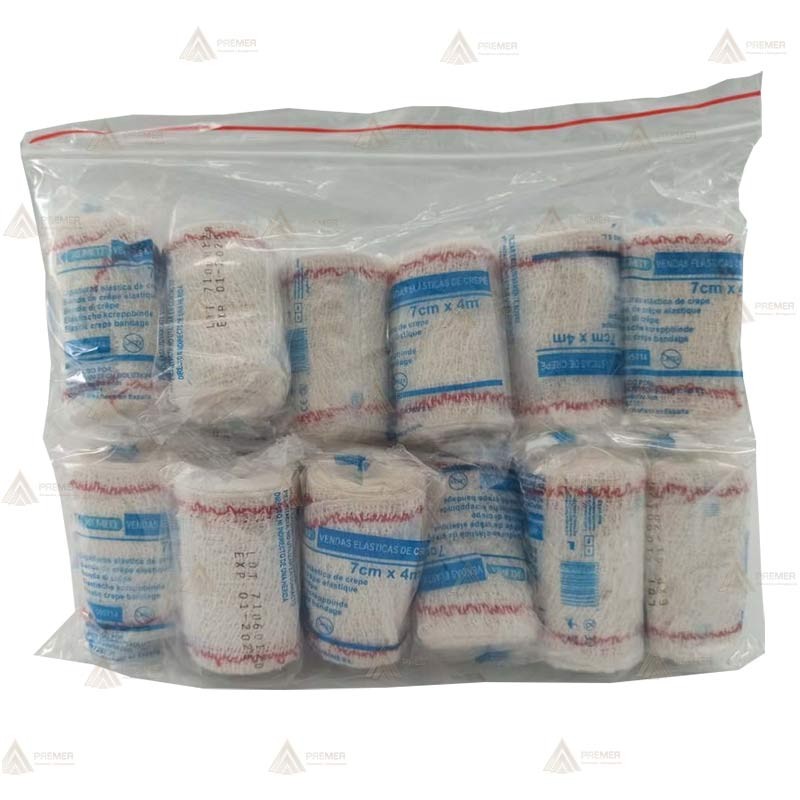 Vendas elásticas de Crepé de 4m. x 7 cm (480 unidades)
