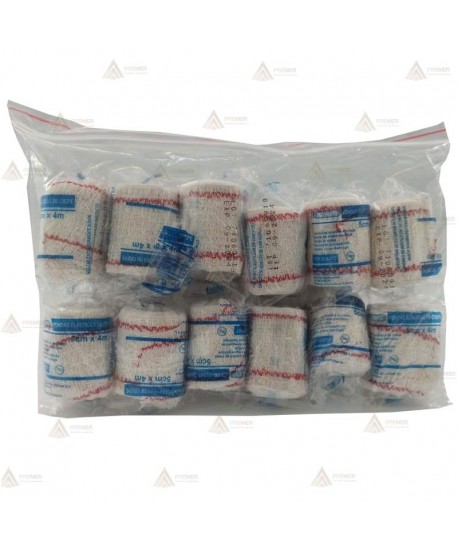 Vendas elásticas de Crepé de 4m. x 5 cm (720 unidades)
