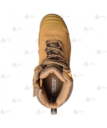 Botas de seguridad de piel nobuck  S3S con cremallera