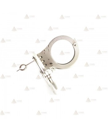 Grillete bisagra níquel con doble cerradura TCH832