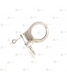 Grillete bisagra níquel con doble cerradura TCH832