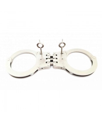 Grillete bisagra níquel con doble cerradura TCH832
