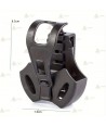 Porta grilletes universal ABS con Clip de Extracción Rápida
