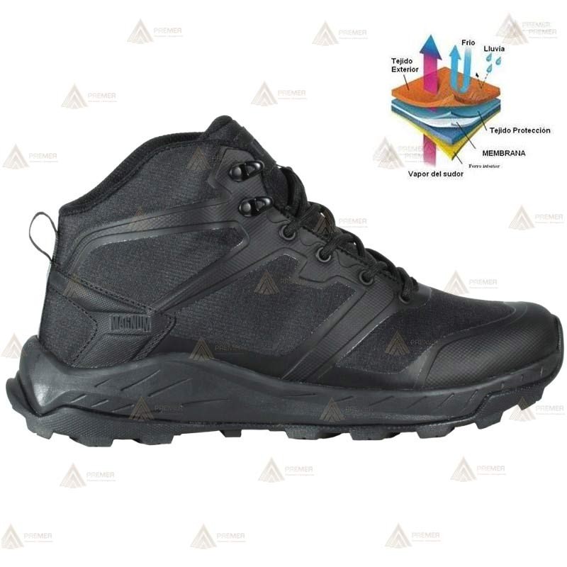 Bota Magnum MEGA TACTICAL MID WATERPROOF para policía