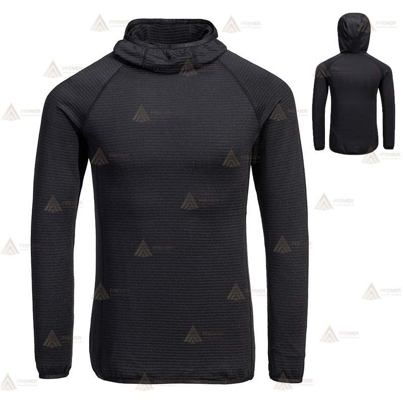 Camiseta térmica con capucha y tejido transpirable -Unisex-