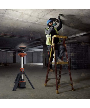 Torre telescópica portátil de iluminación led (12.000 lúmenes)
