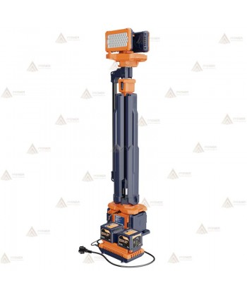 Torre telescópica portátil de iluminación led (14.000 lúmenes)