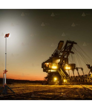 Torre telescópica portátil de iluminación led (14.000 lúmenes)
