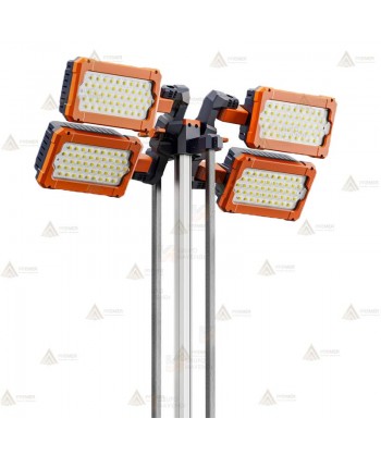 Torre telescópica portátil de iluminación led (33.000 lúmenes)