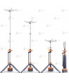 Torre telescópica portátil de iluminación esférica (14.000 lúmenes)