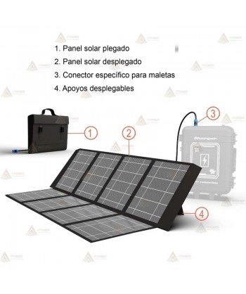 Maleta de carga para Baterías D24-100 y D24-500 para trípodes