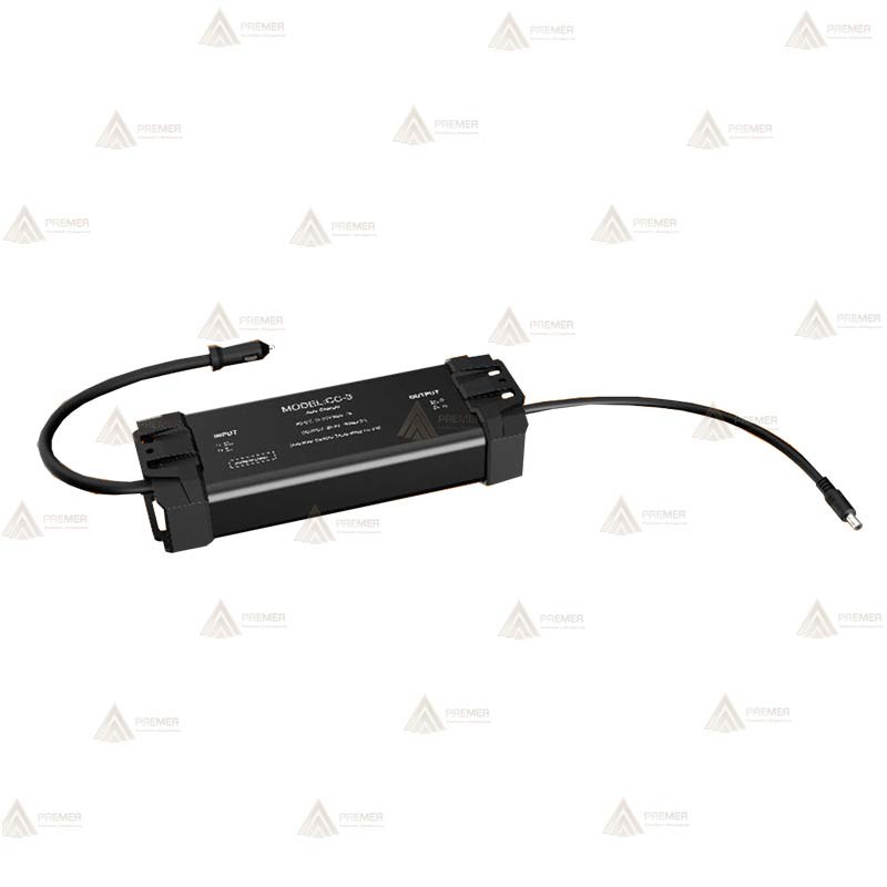 Adaptador de corriente continua de coche para trípodes Direct, Cenit y Firefly