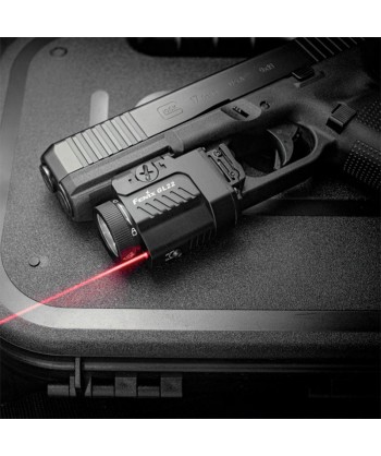 Linterna táctica de 750 lúmenes y con láser rojo para policía