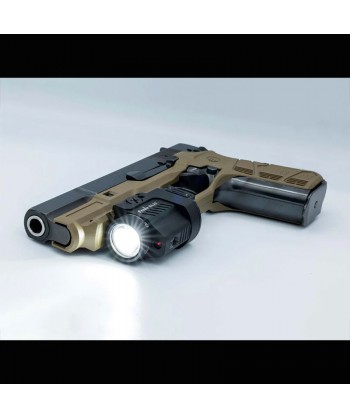 Linterna táctica de 750 lúmenes y con láser rojo para policía