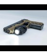 Linterna táctica de 750 lúmenes y con láser rojo para policía