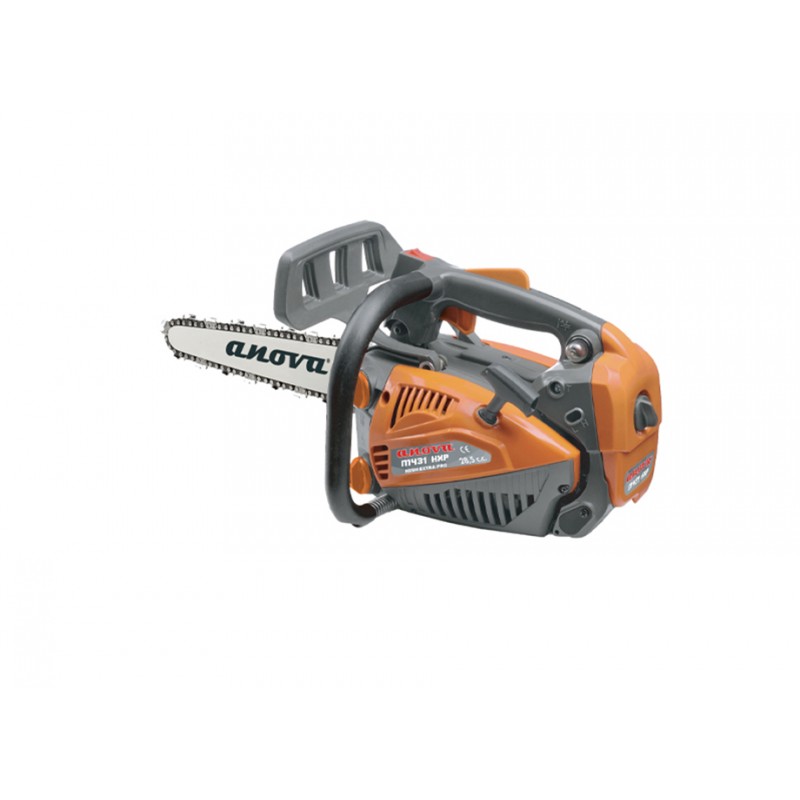 Motosierra poda Anova M431HXP con espada Carving de de 12" y motor de 28,8 cc con 1,3CV - 1 kW
