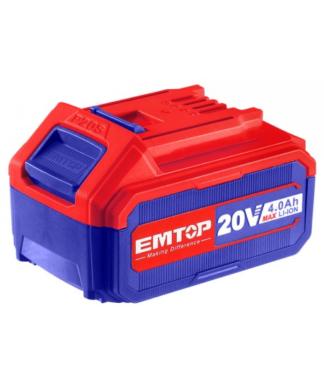 Batería EBPK2002 de 20V  y 4.0Ah P20S  para herramientas EMTOP