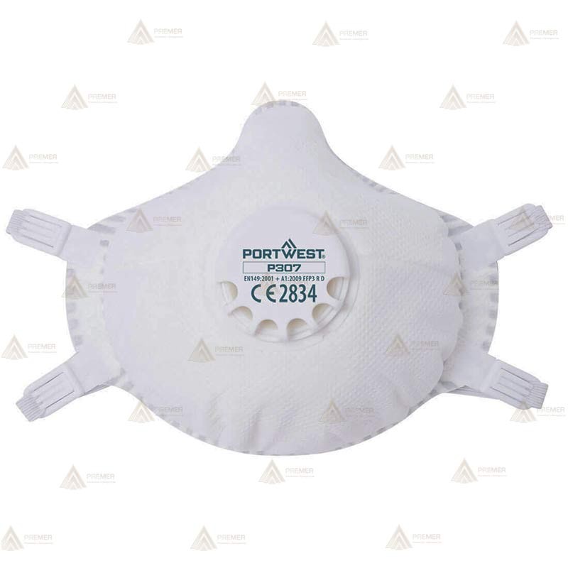 Mascarilla dolomita reutilizable con válvula tipo FFP3 R D (5 unid.)