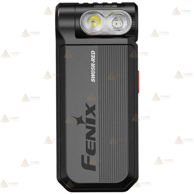 Linterna con cabezal giratorio Fenix SW05R-RED - 150 lúmenes