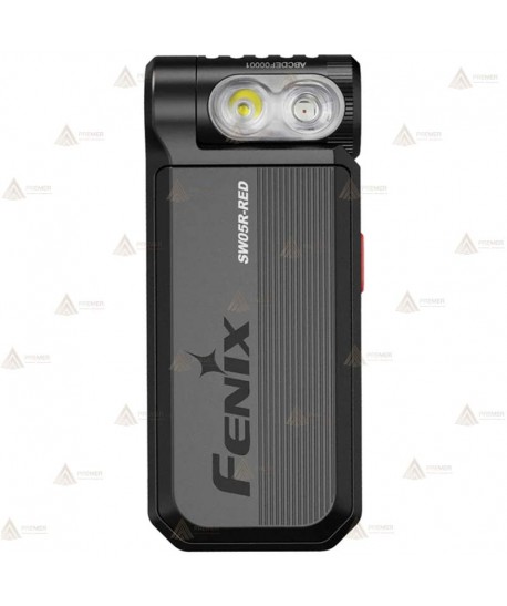 Linterna con cabezal giratorio Fenix SW05R-RED - 150 lúmenes